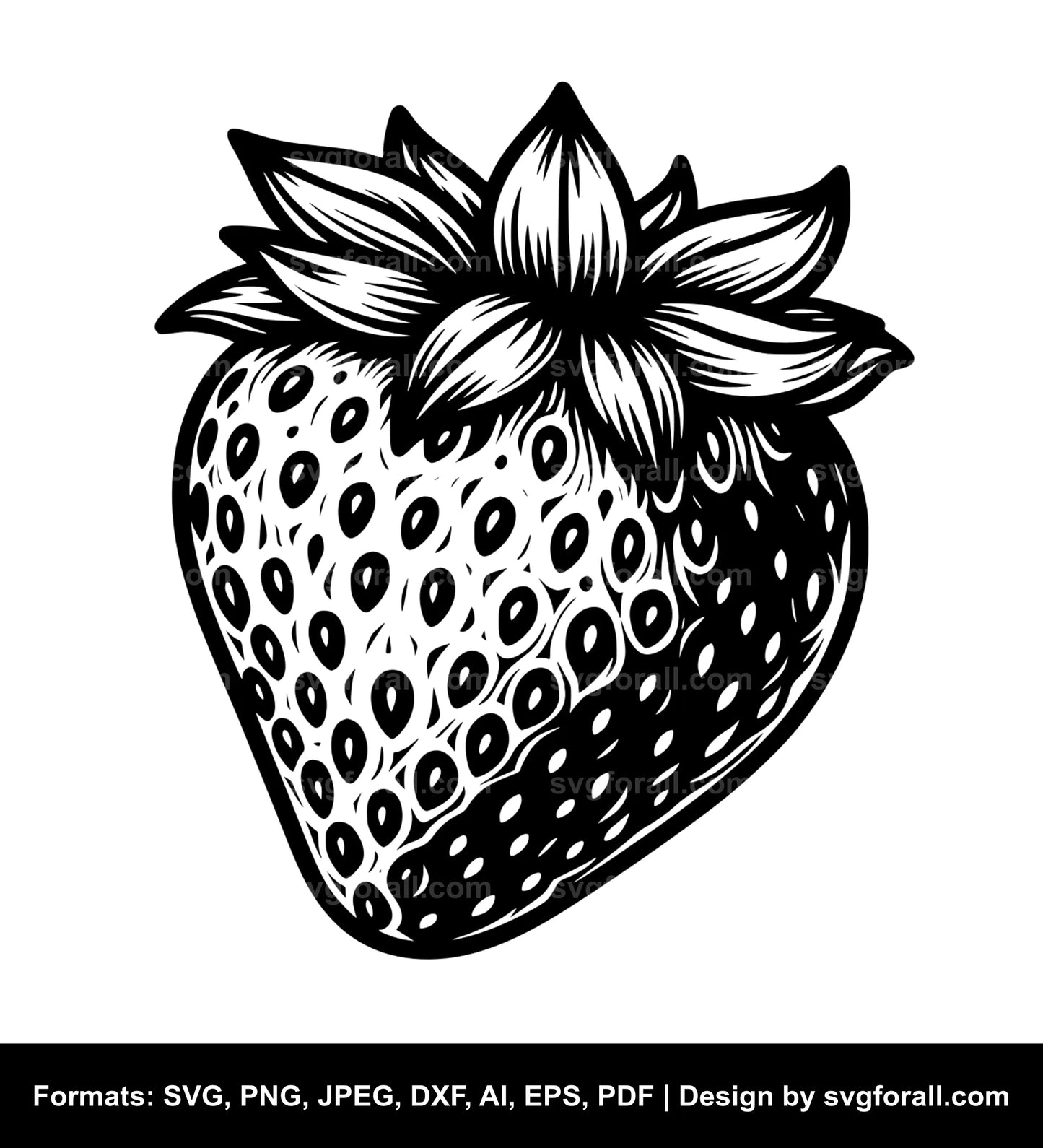 Strawberry SVG PNG