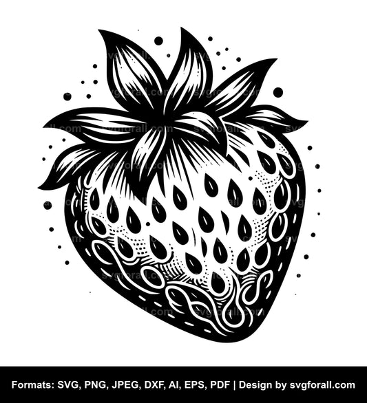 Strawberry Vector SVG