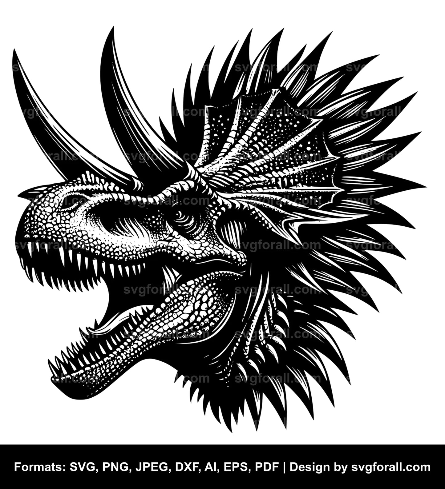 Styracosaurus SVG File