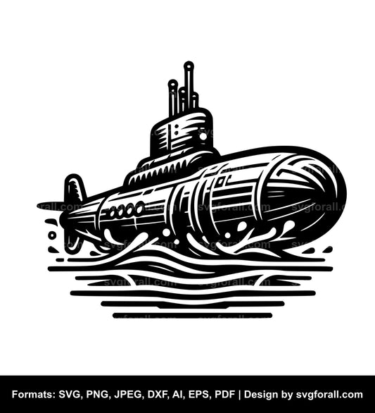 Submarine Cricut SVG