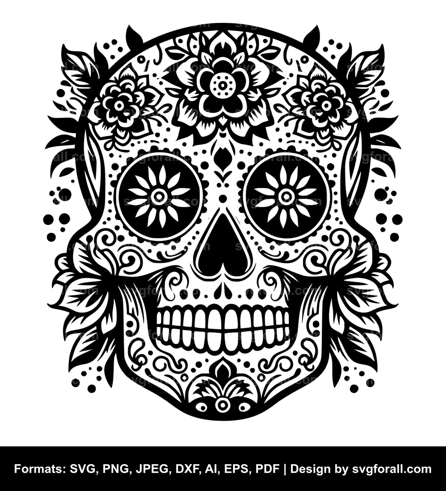 Sugar Skull Cricut SVG