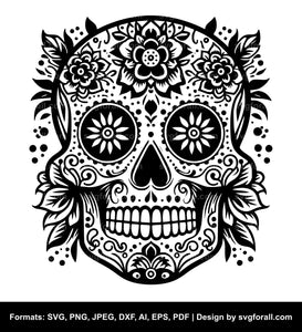 Sugar Skull SVG