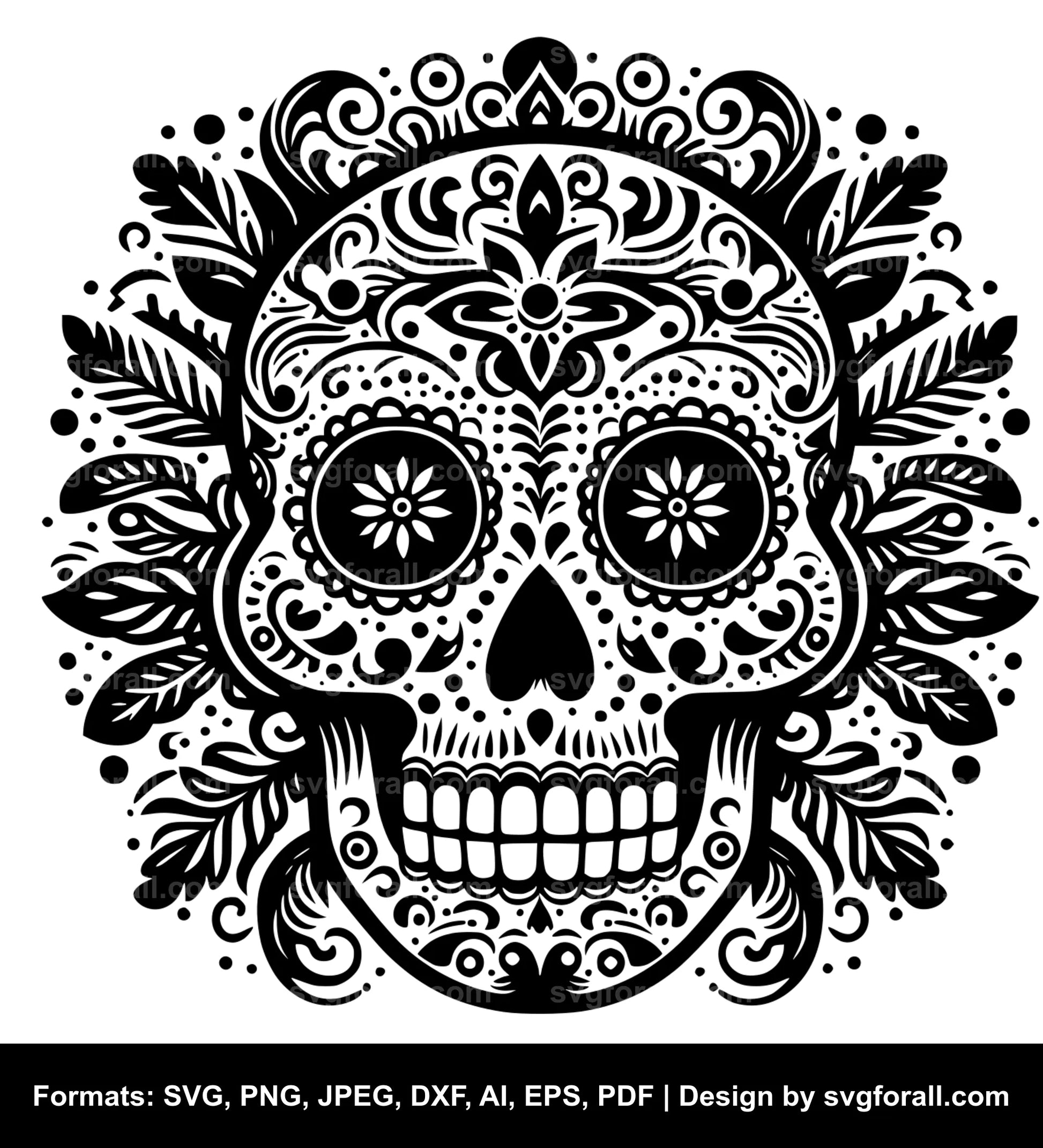 Sugar Skull SVG