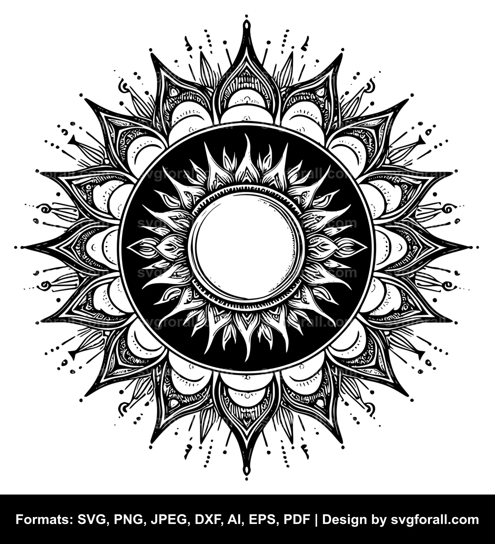 Sun SVG Vector