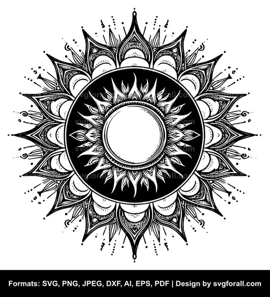 Sun SVG Vector