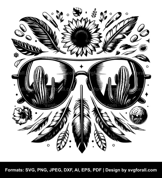 Sunglasses Cricut SVG