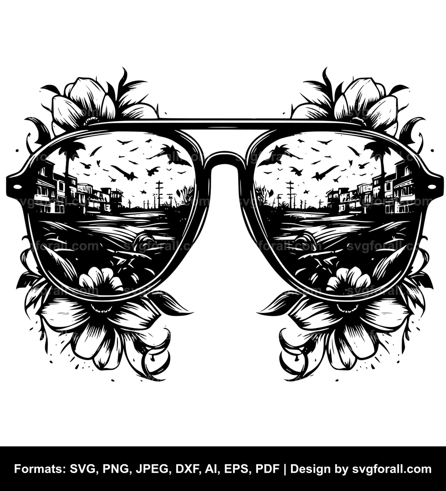 Sunglasses SVG File