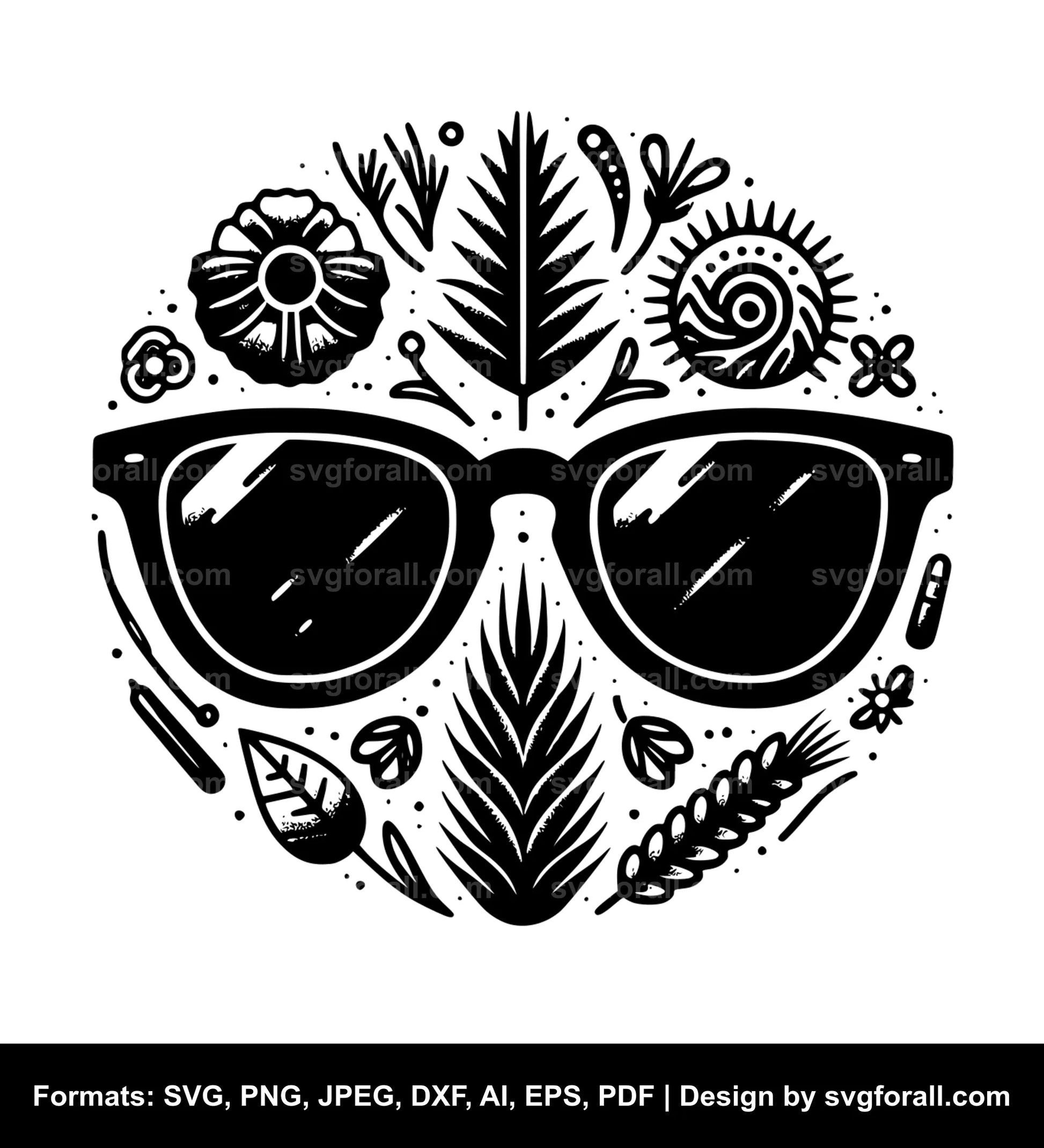 Sunglasses SVG Vector