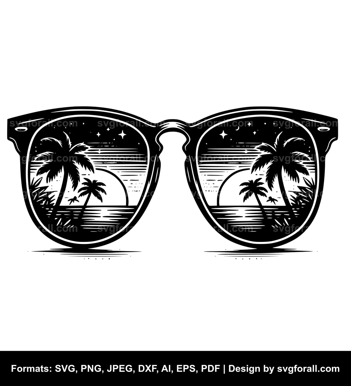 Sunglasses Vector SVG