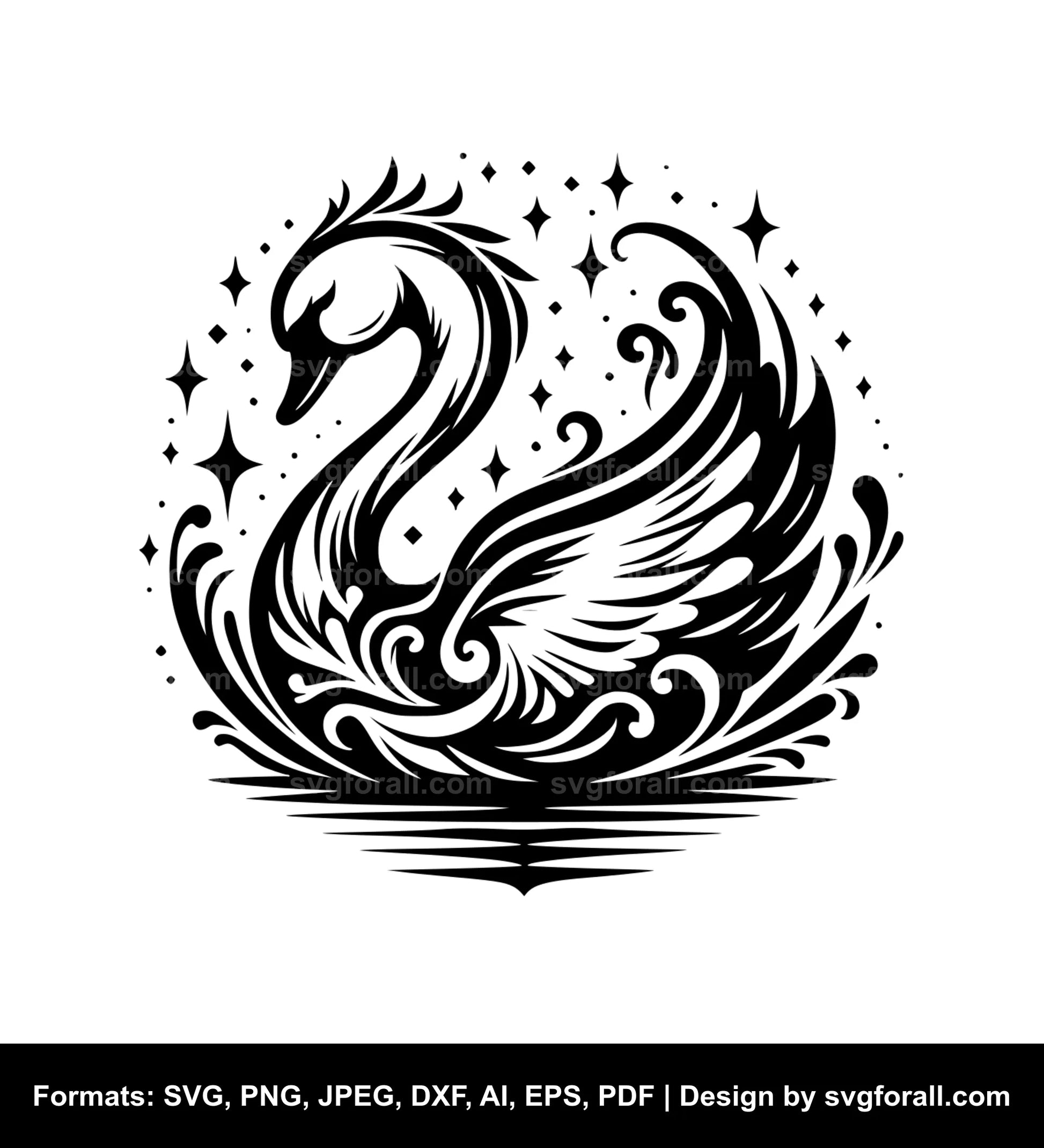 Swan Vector SVG