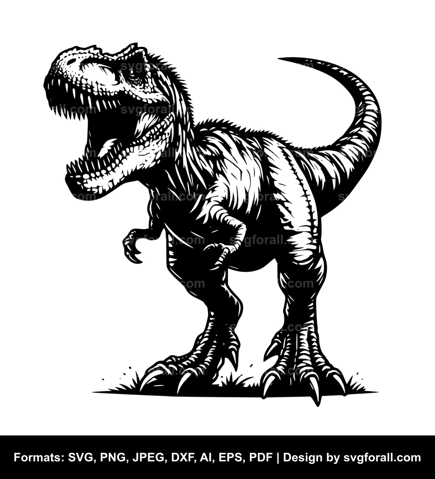 T Rex SVG Vector