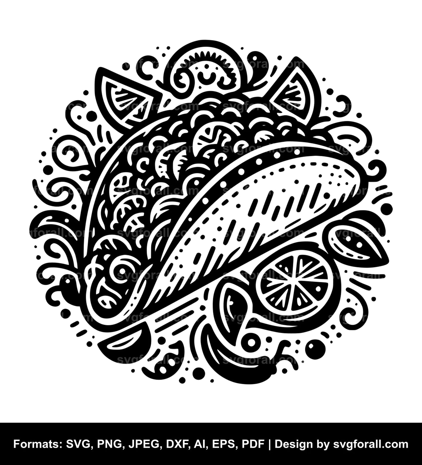 Taco SVG PNG