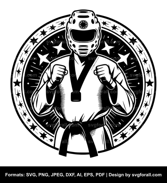 Taekwondo Clipart SVG