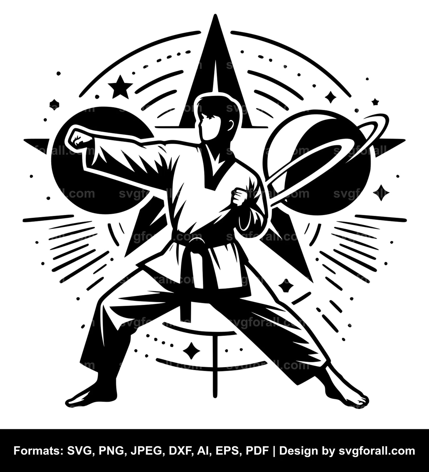 Taekwondo SVG Vector