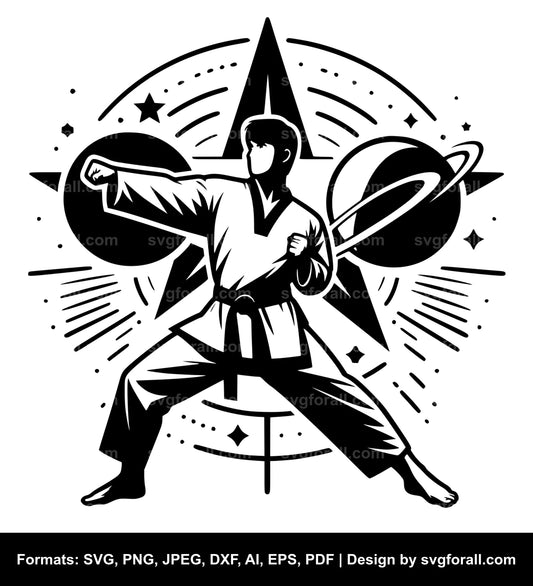 Taekwondo SVG Vector