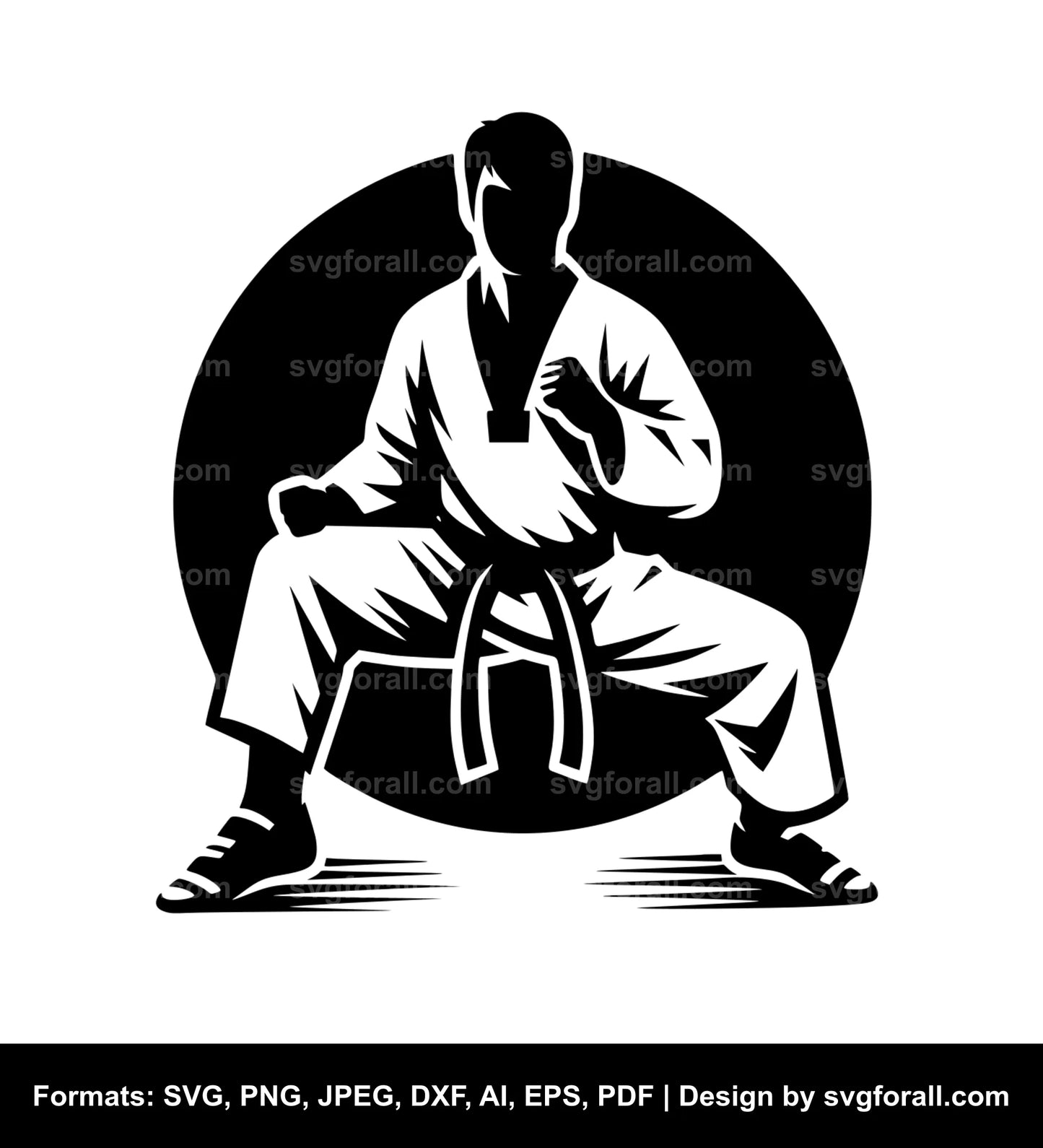 Taekwondo Vector SVG