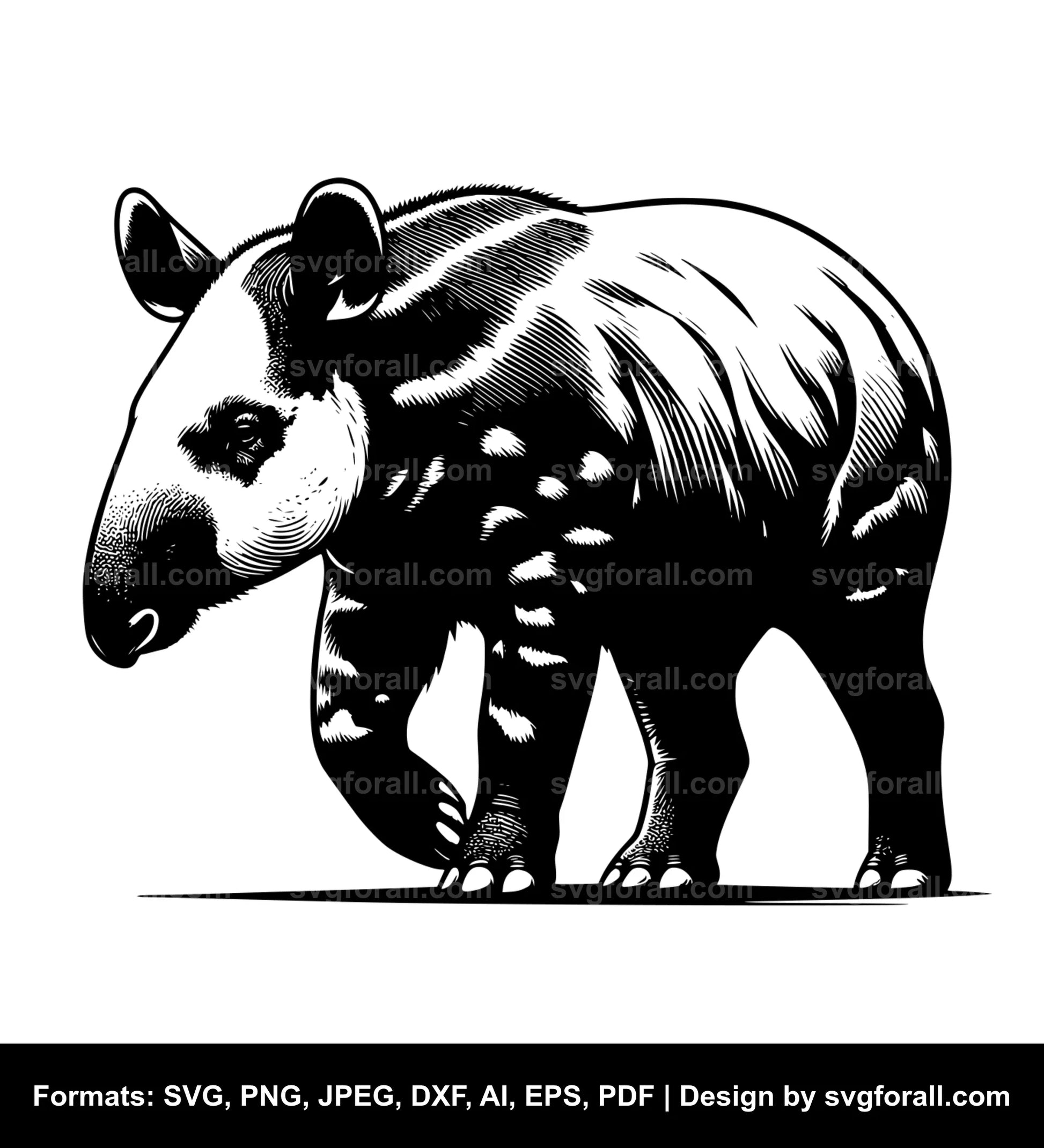 Tapir SVG File