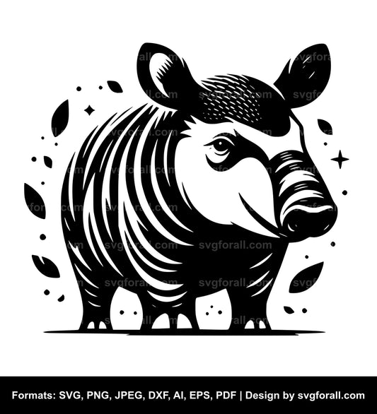 Tapir SVG Vector