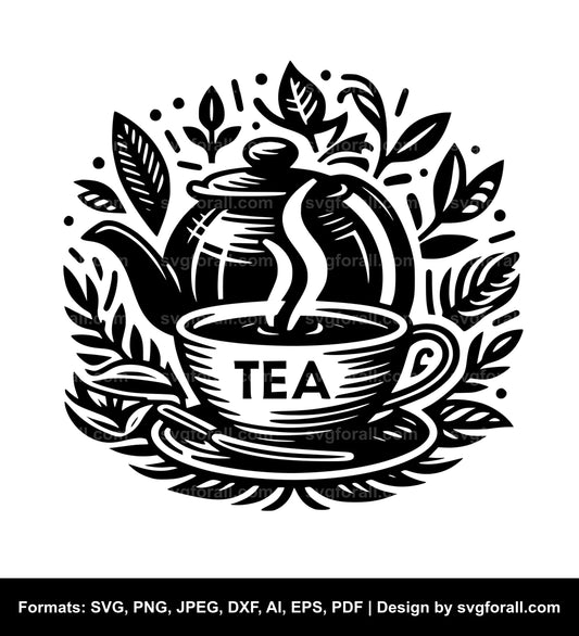 Tea Black SVG