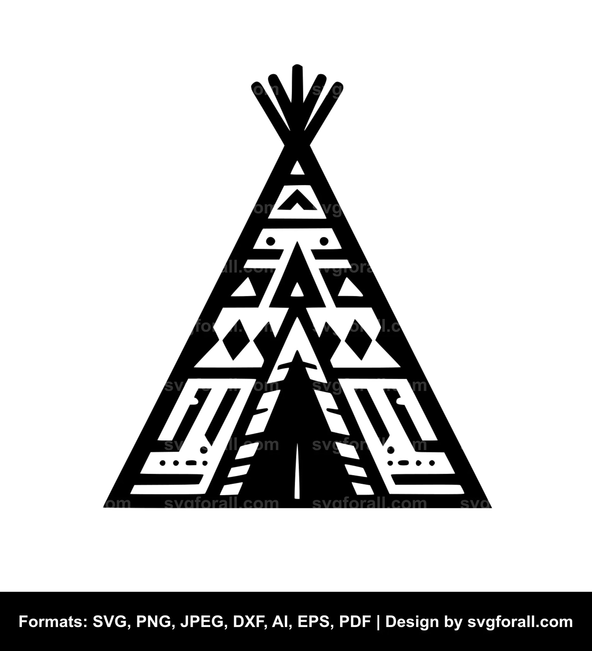 Teepee SVG PNG