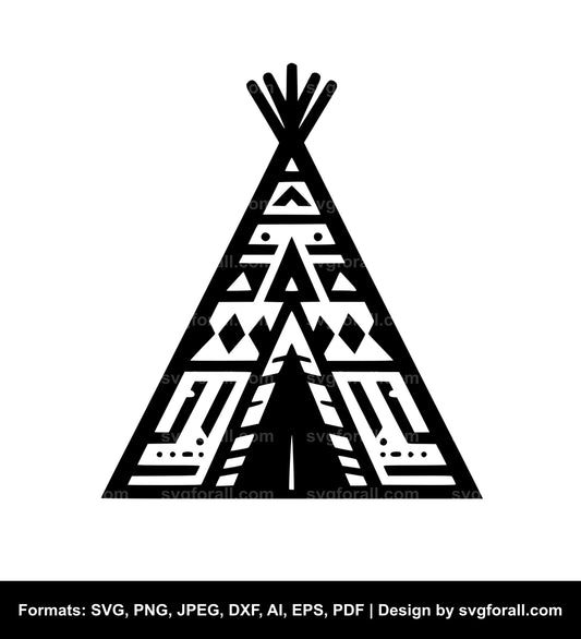 Teepee SVG PNG