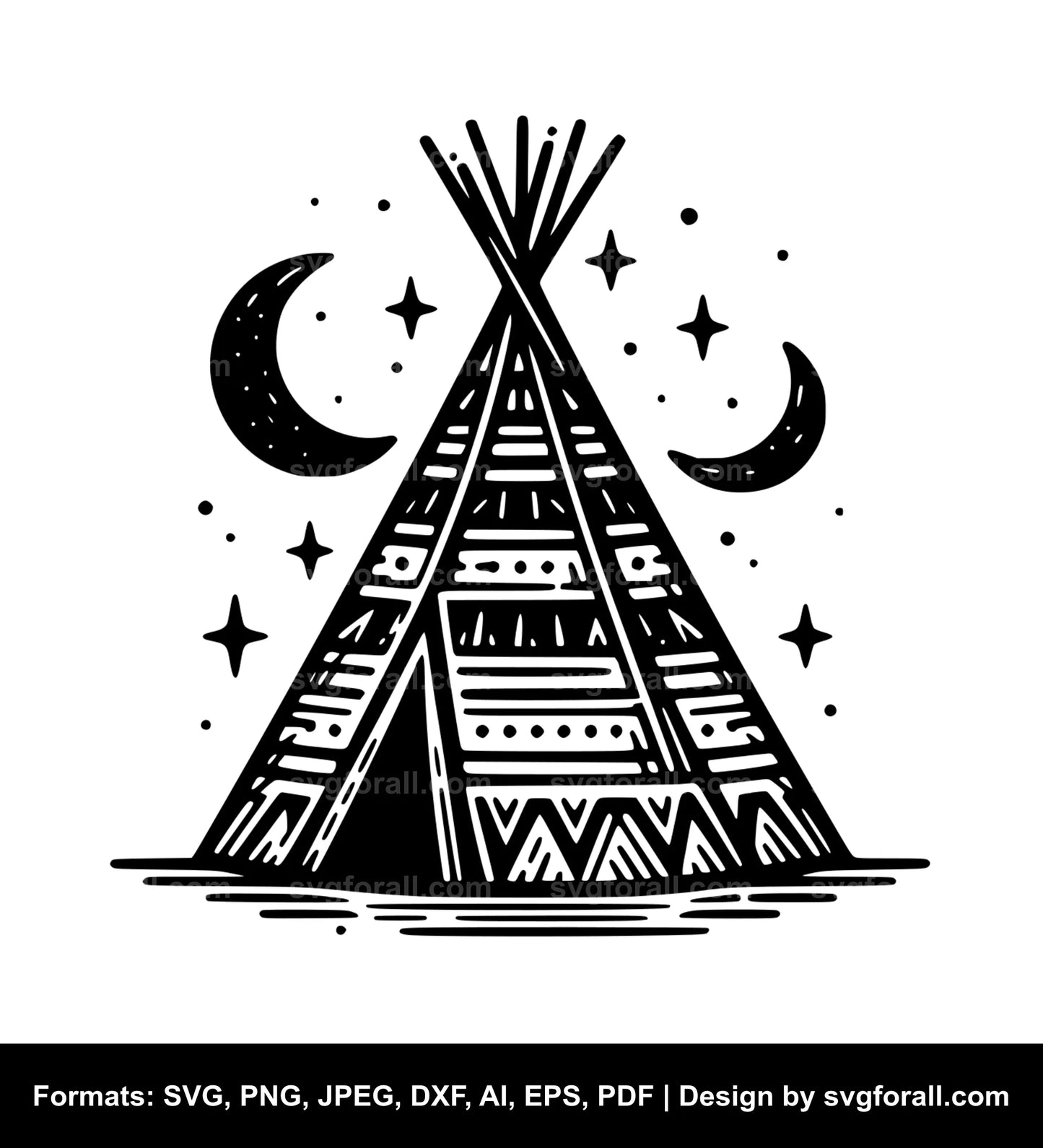 Teepee Vector SVG