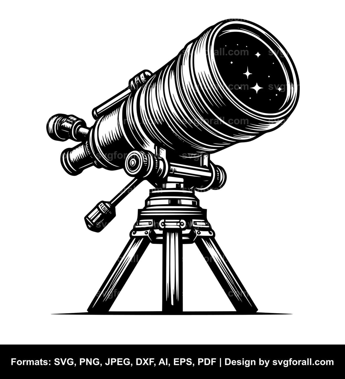 Telescope Clipart SVG