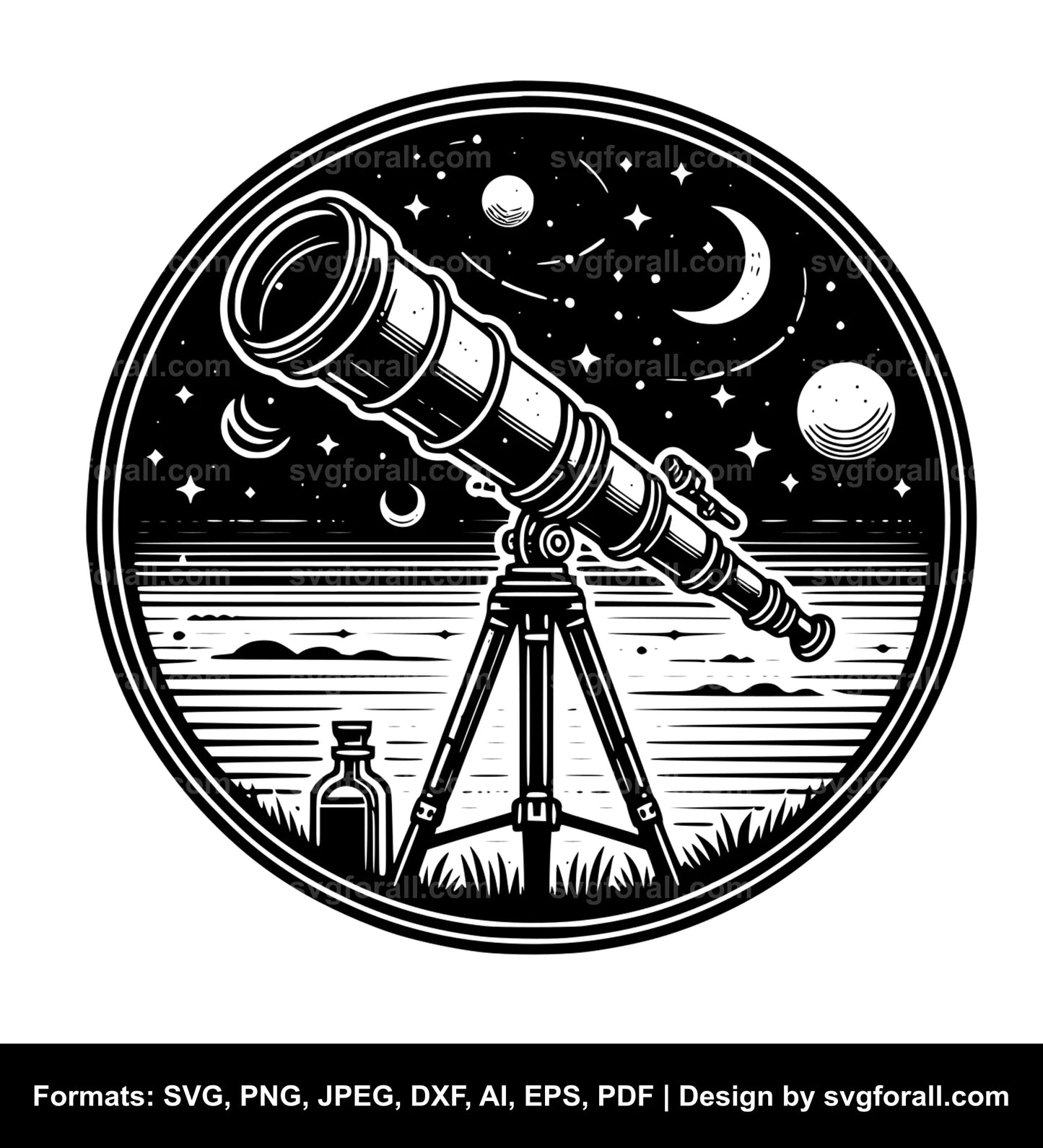 Telescope SVG Vector