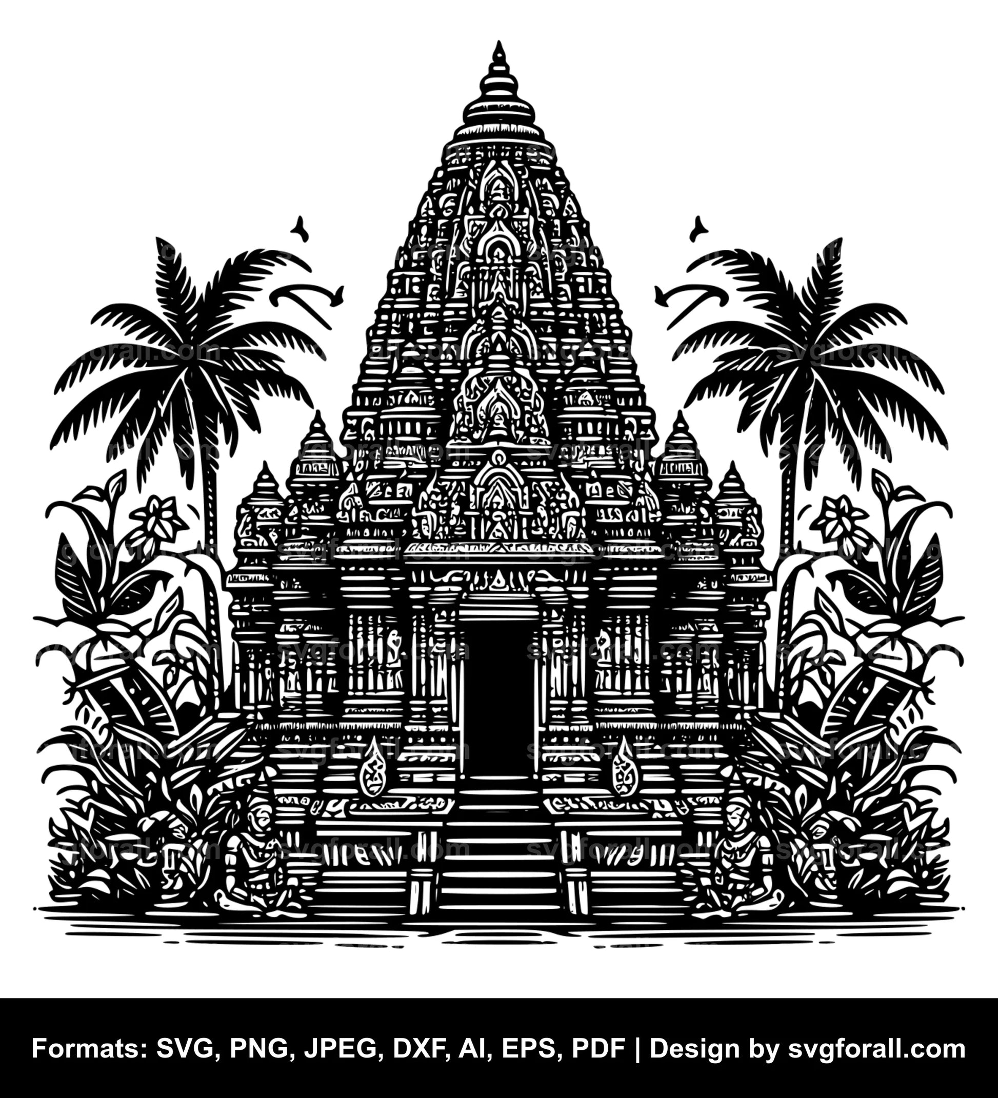 Temple Vector SVG