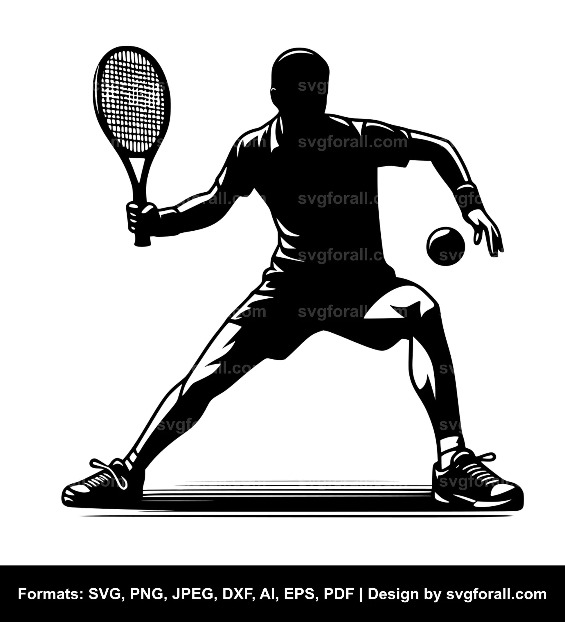 Tennis SVG Vector