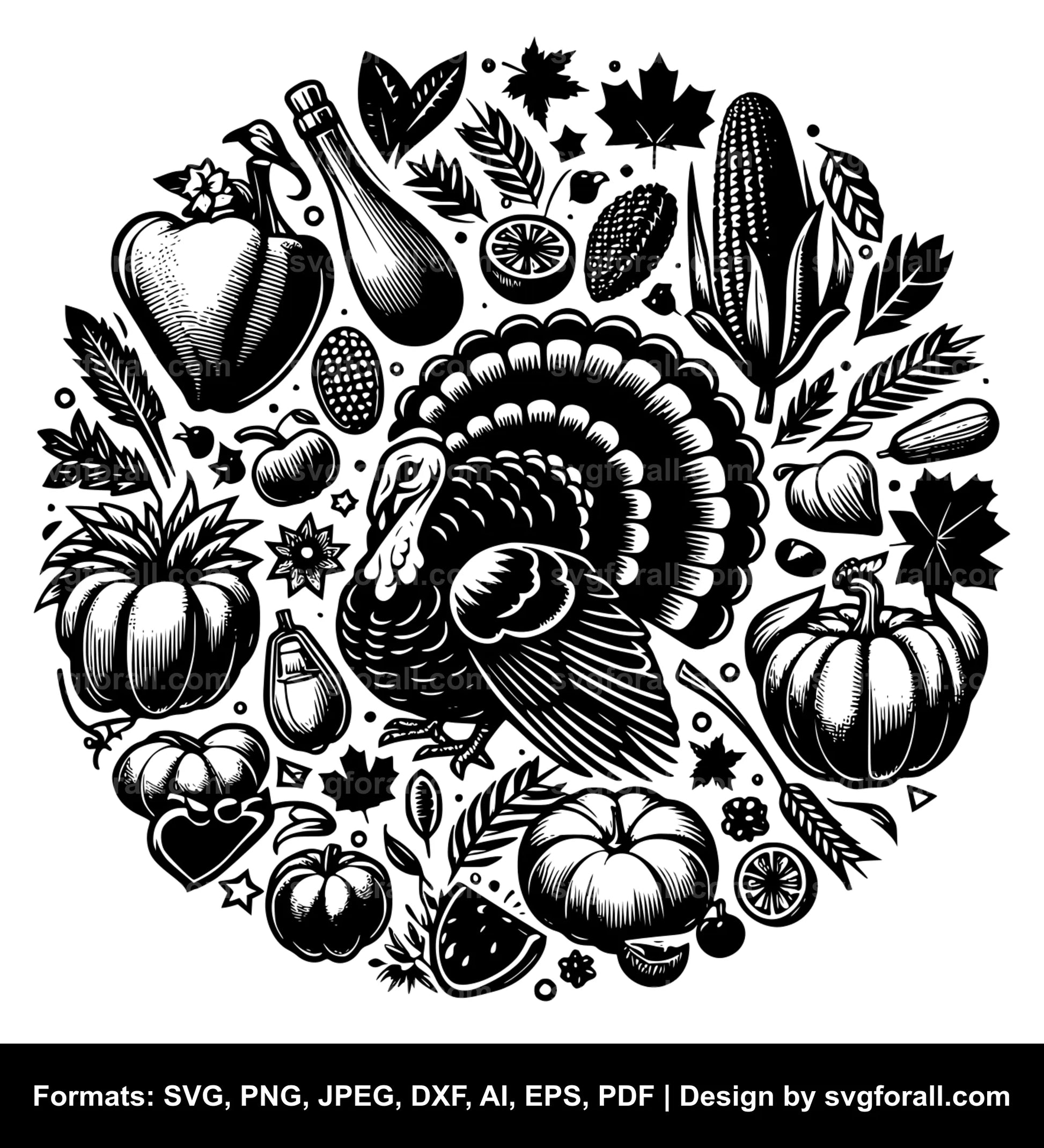 Thanksgiving SVG Vector