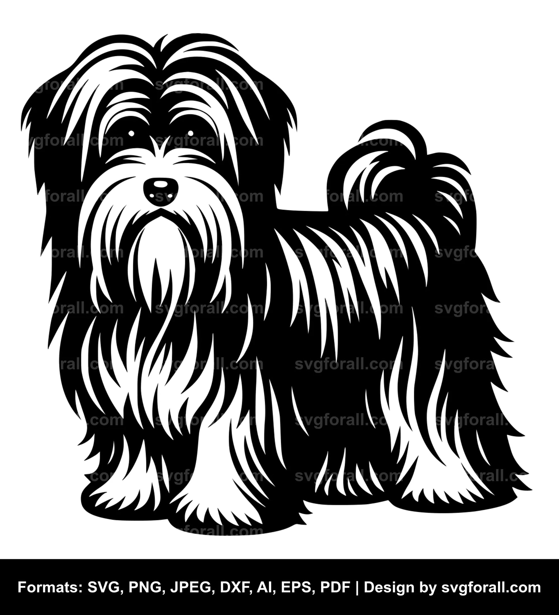 Tibetan Terrier Dog SVG