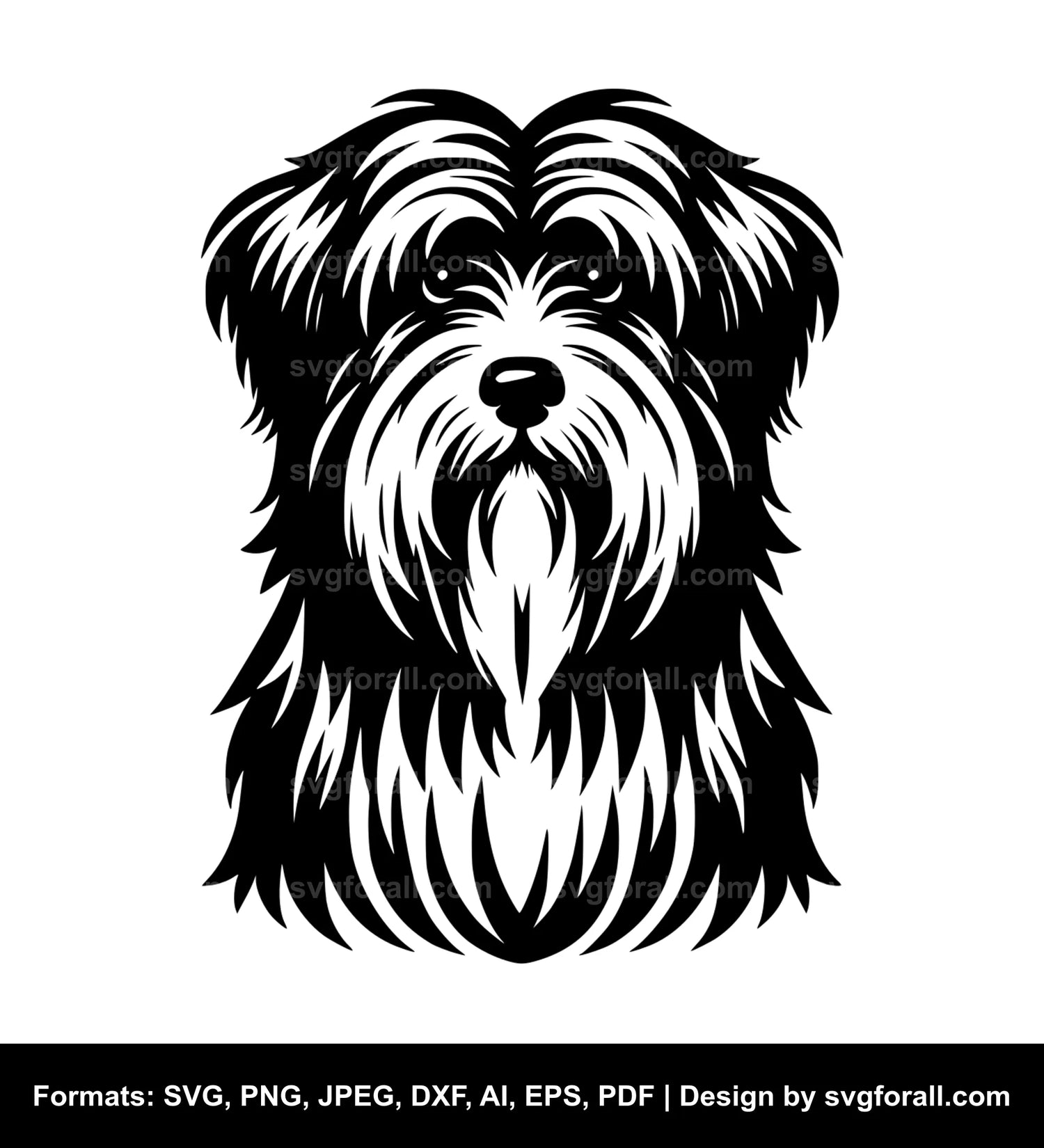 Tibetan Terrier Dog SVG Download