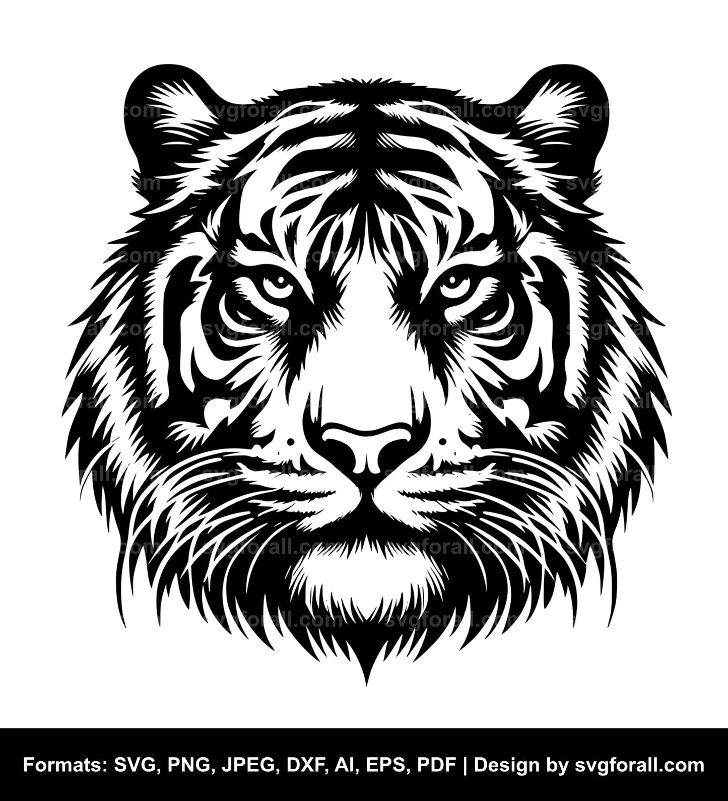 Tiger Black SVG