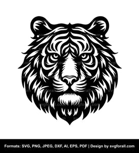 Tiger Face SVG