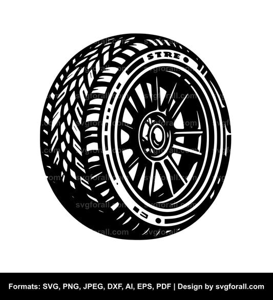 Tire SVG PNG