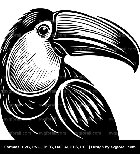 Toucan Bird SVG Design