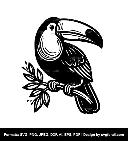 Toucan Bird SVG Vector