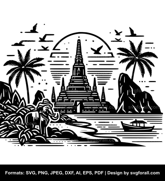 Tourist Black SVG