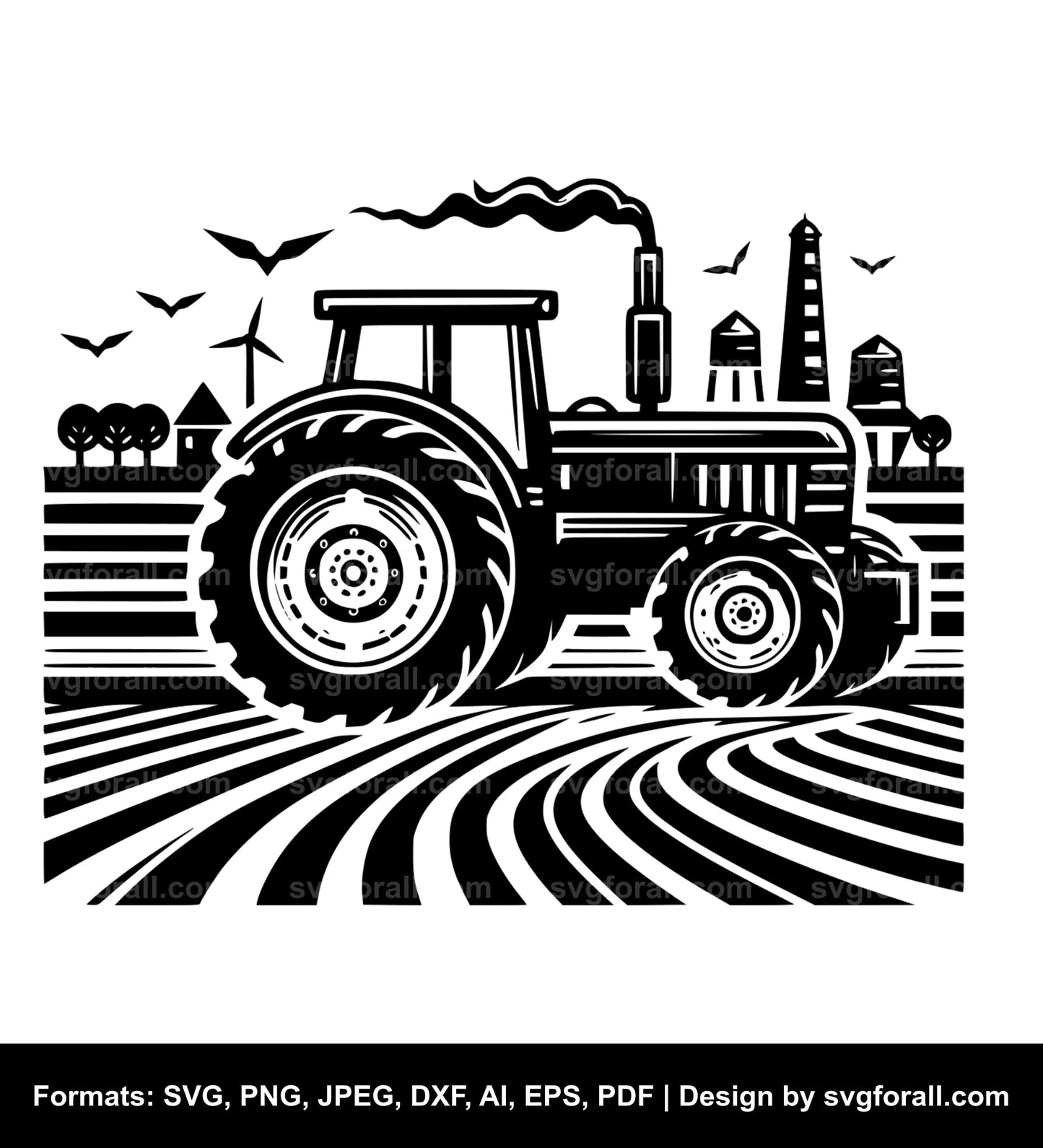 Tractor SVG PNG