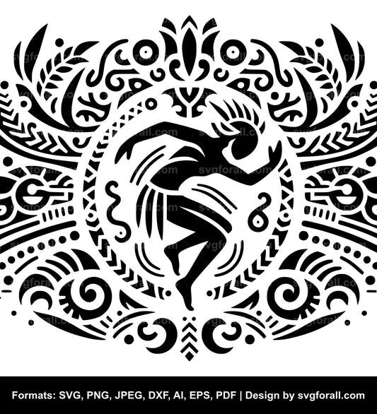 Tribal Dance SVG File