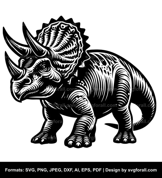 Triceratops SVG