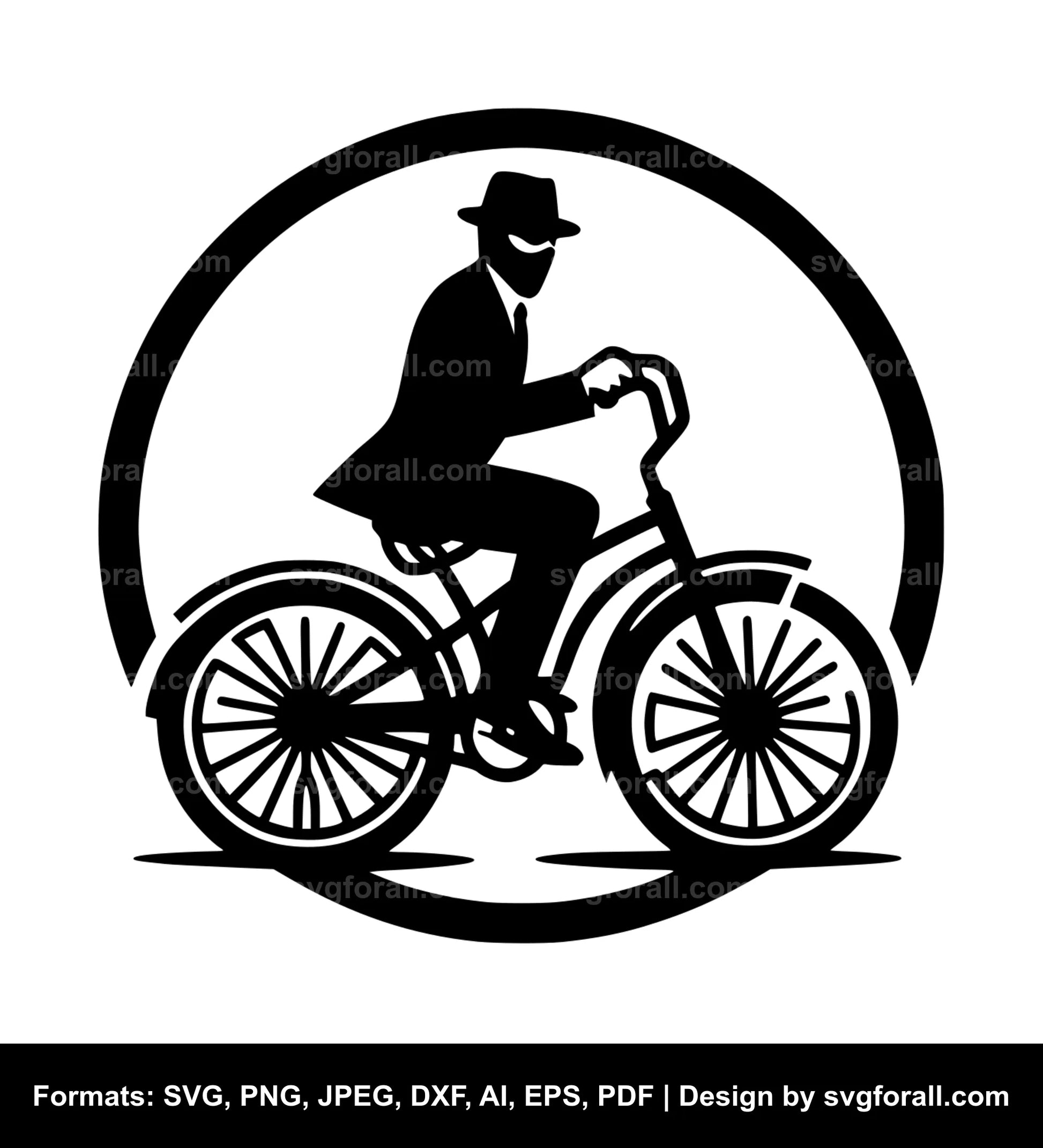 Tricycle Black SVG