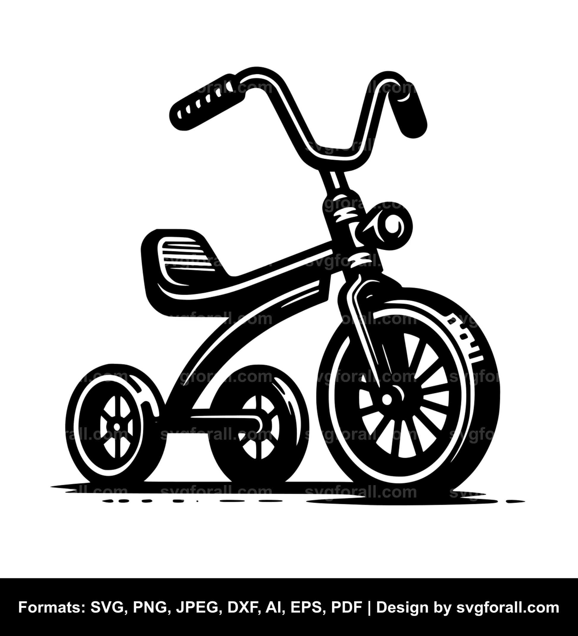 Tricycle SVG Vector