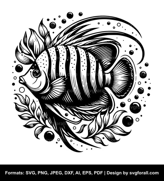 Tropical Fish Cricut SVG