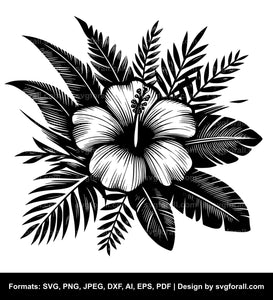 Tropical Flower SVG