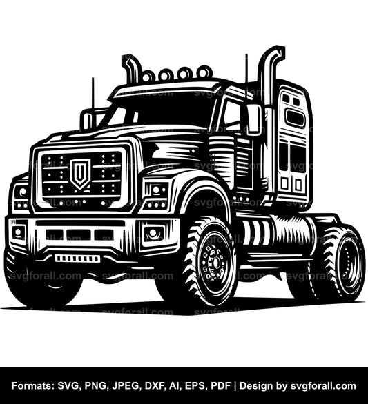 Truck SVG Vector