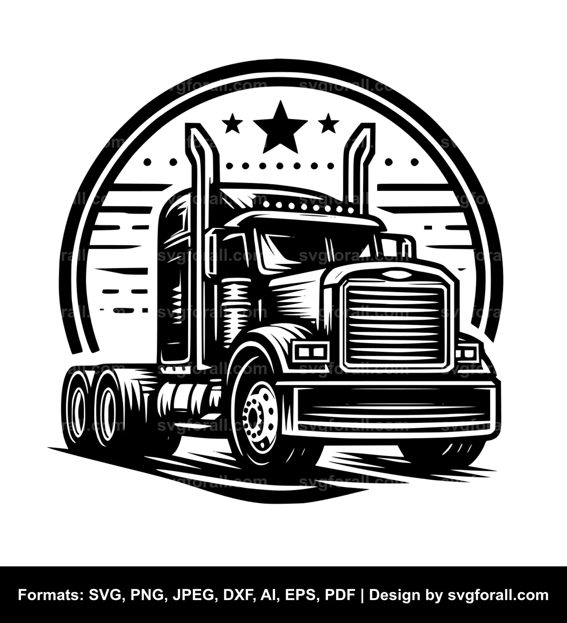 Trucker Cricut SVG