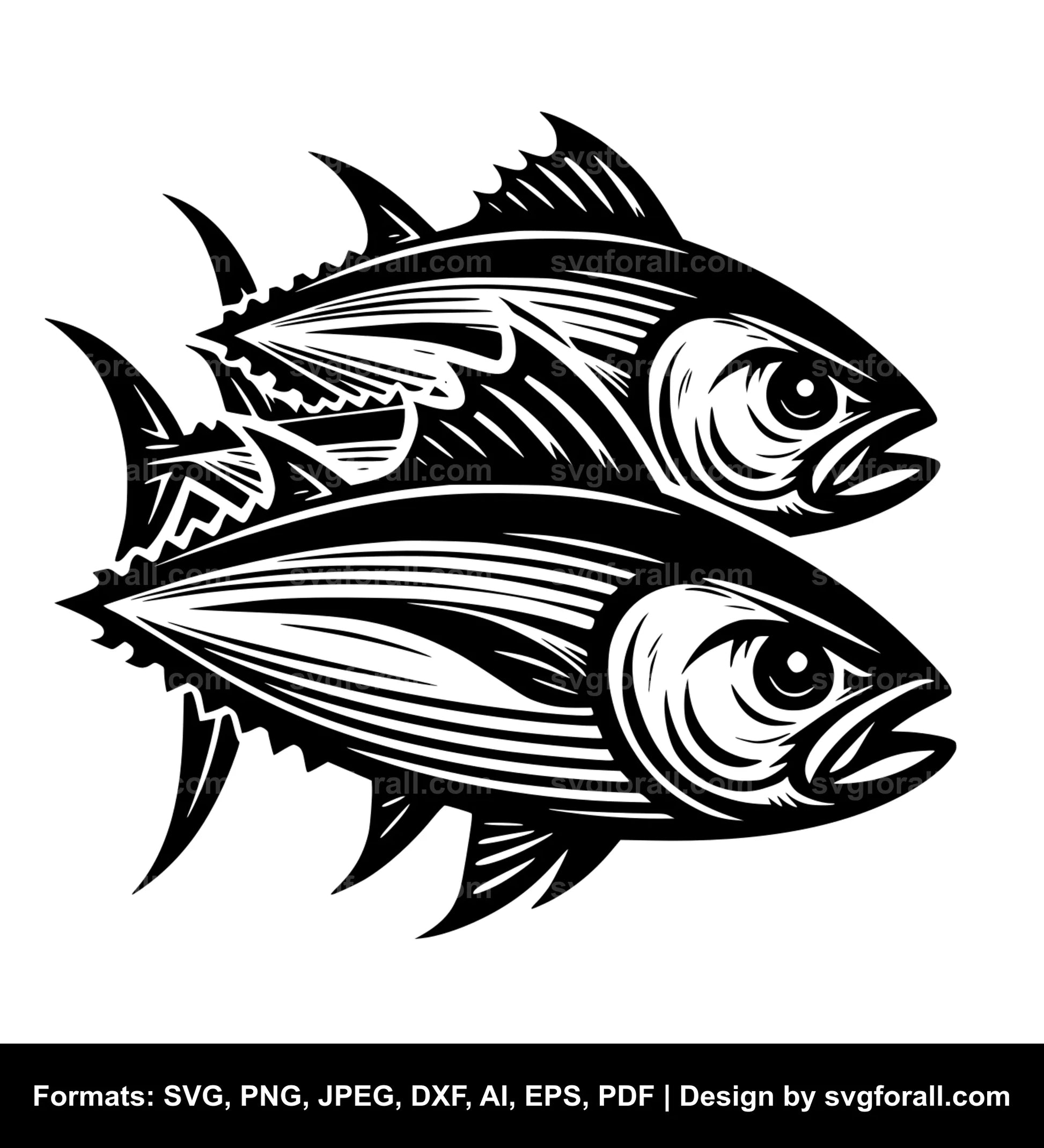 Tuna Fish Cricut SVG