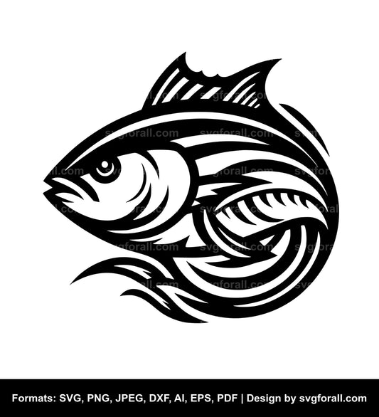 Tuna Fish SVG File